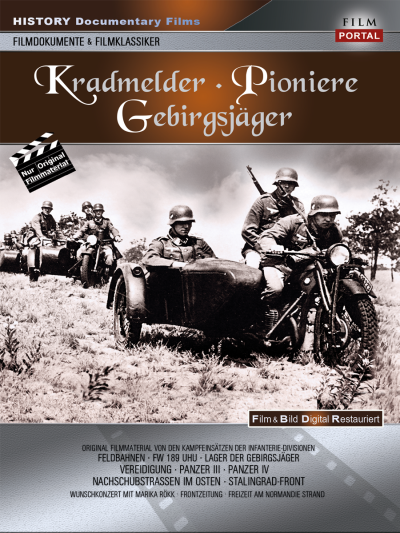 Kradmelder, Pioniere, Gebirgsjäger