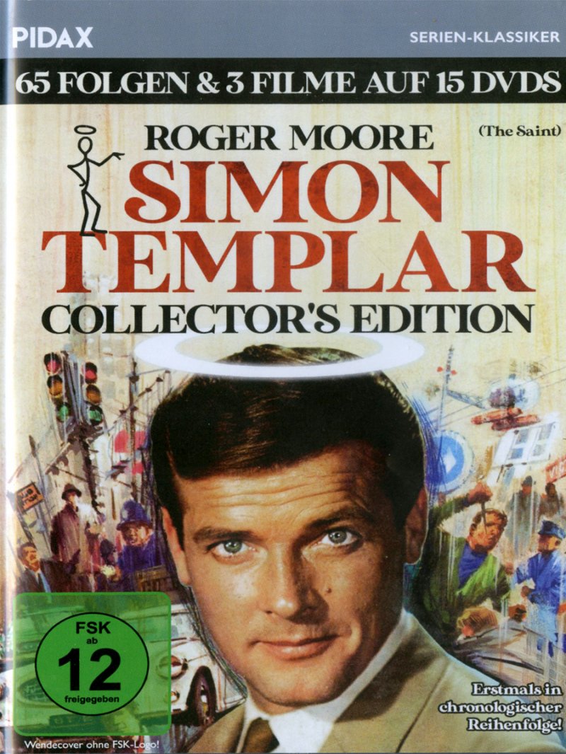 Simon Templar - 15 DVD BOX - 65 Folgen+3 Filme mit Roger Moore