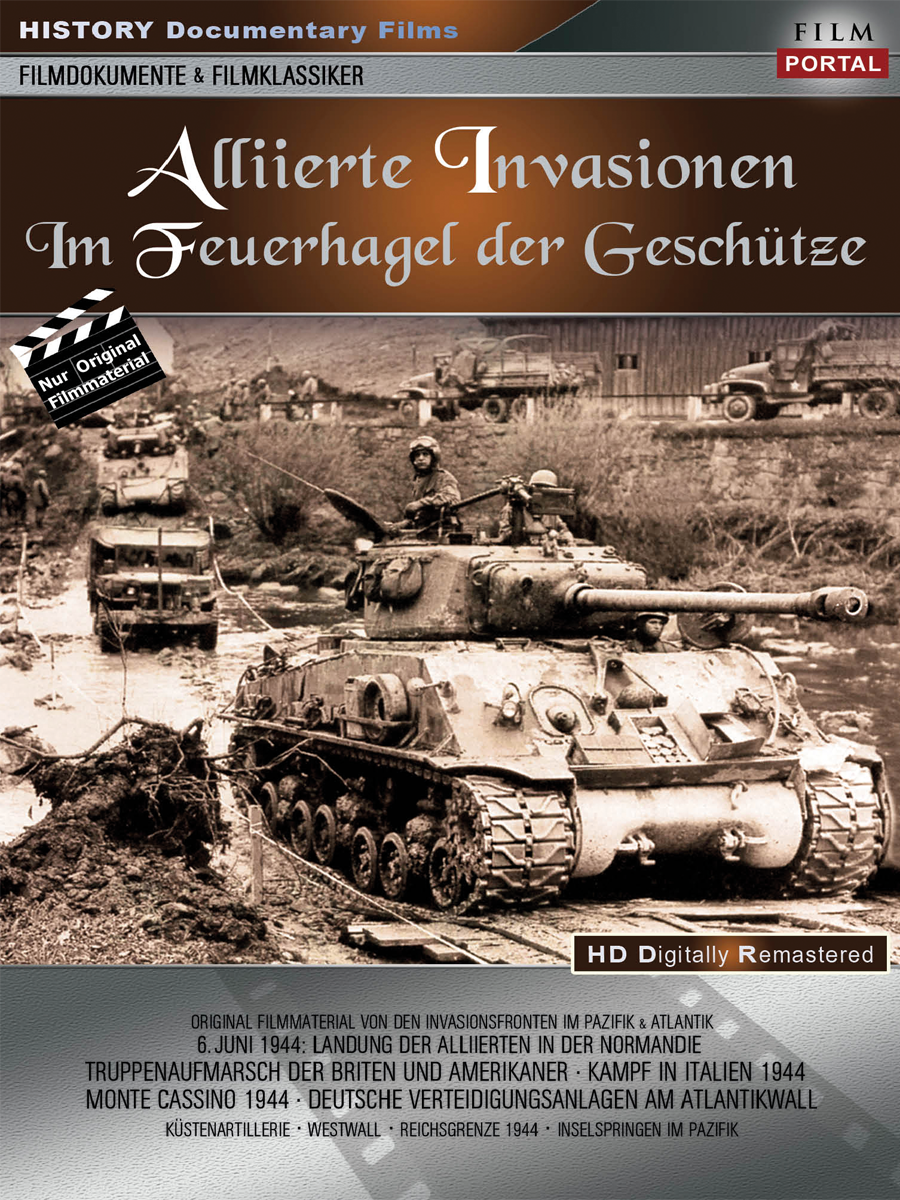 Alliierte Invasionen - Im Feuerhagel der Geschütze - zum Schließen ins Bild klicken