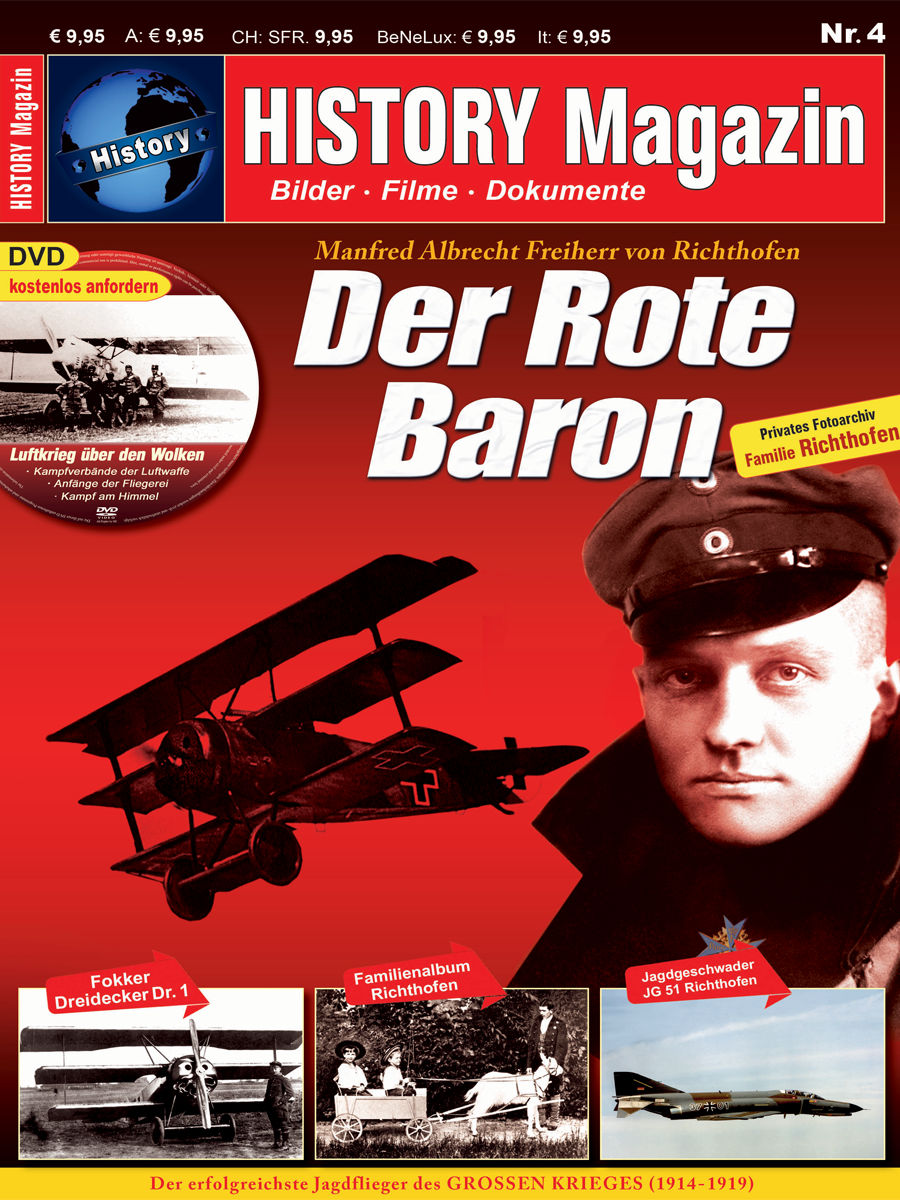 Der Rote Baron-Manfred Albrecht Freiherr von Richthofen Nr. 4 - zum Schließen ins Bild klicken
